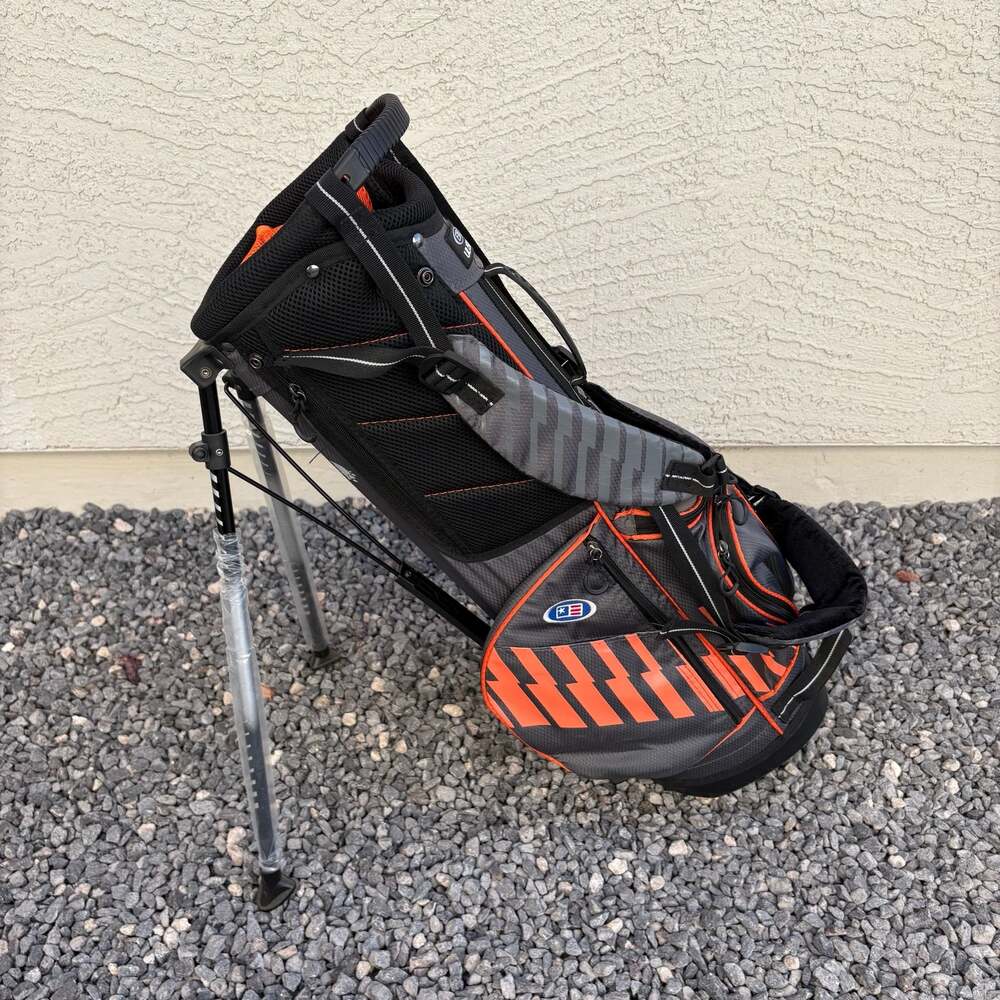 U.S. Kids Golf Ultralight 51 Stand Carry Bag - Grey/Orange - Picture 4 of 5